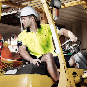 Mens Hi Vis Squad Short Sleeve Polo ZH237